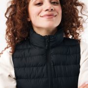 Nachhaltiger Damen Bodywarmer: 100 % Recycling-Polyester (Winddicht)