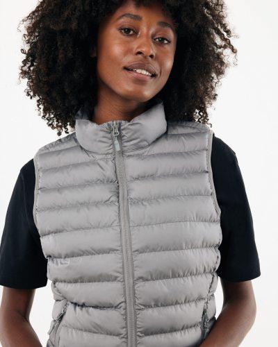 Nachhaltiger Damen Bodywarmer: 100 % Recycling-Polyester (Winddicht)