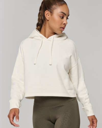 Urban Vibe: Premium Damen Cropped Hoodie – Vegan & Oversize