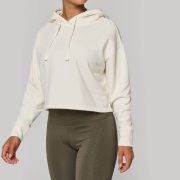 Urban Vibe: Premium Damen Cropped Hoodie – Vegan & Oversize