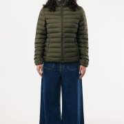 Nachhaltige Damen Steppjacke: 100 % Recycling-Polyester (Winddicht)