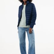 Nachhaltige Damen Steppjacke: 100 % Recycling-Polyester (Winddicht)