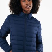 Nachhaltige Damen Steppjacke: 100 % Recycling-Polyester (Winddicht)