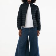 Nachhaltige Damen Steppjacke: 100 % Recycling-Polyester (Winddicht)