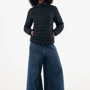 Nachhaltige Damen Steppjacke: 100 % Recycling-Polyester (Winddicht)