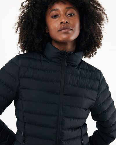 Nachhaltige Damen Steppjacke: 100 % Recycling-Polyester (Winddicht)