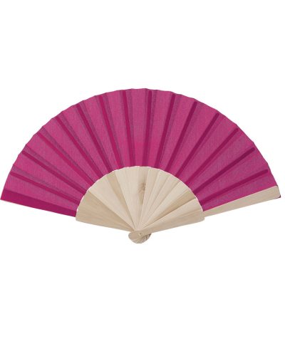 Breeze-Pure Handfächer: Naturholz-Eleganz mit Textil-Finish
