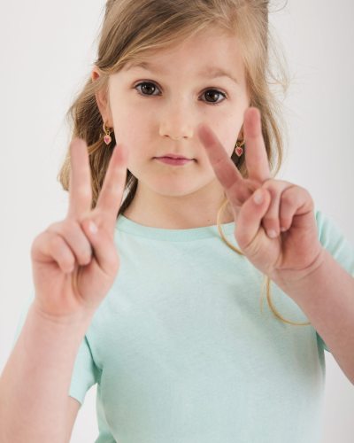 Nachhaltiges Kinder T-Shirt: Bio- & Recycling-Baumwolle (180g)