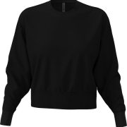 Cropped Schwerer Damen Oversize Sweater