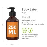 Multi-Fill Premium: 250ml Pumpspender bedrucken mit 5 Füllvarianten