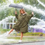 Dual-Shield Mini: 95g Ultraleicht-Schirm mit UV50+ & Karabiner-Griff