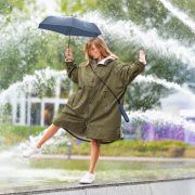 Dual-Shield Mini: 95g Ultraleicht-Schirm mit UV50+ & Karabiner-Griff