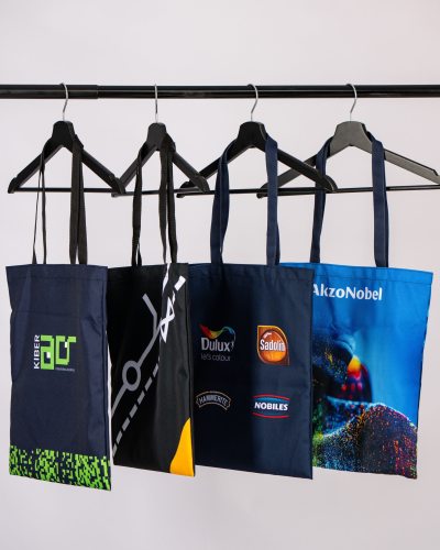 Premium All-Over Sublimation Tragetasche: Vollflächig bedrucken ohne Ränder