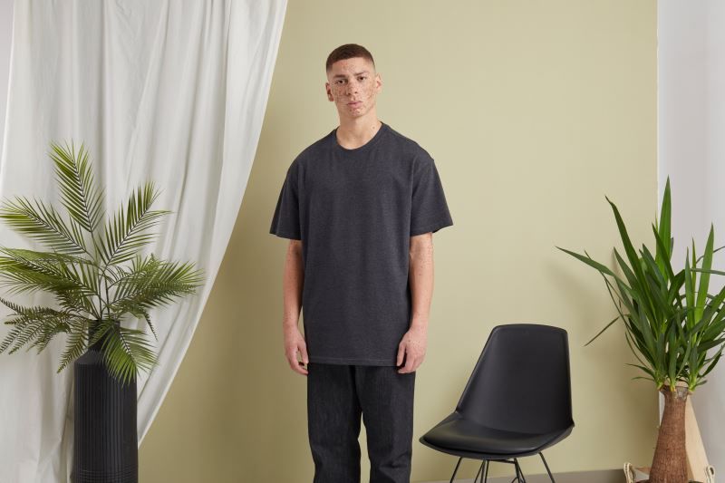 Unisex Oversize T-Shirt Charcoal (5)