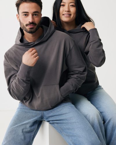 Nachhaltiger Relax-Hoodie aus Bio- & Recycling-Baumwolle (340 g/m²)