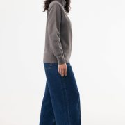 Nachhaltiger Quarter-Zip Sweater: Bio- & Recycling-Baumwolle (340g)