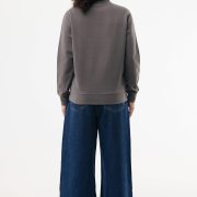 Nachhaltiger Quarter-Zip Sweater: Bio- & Recycling-Baumwolle (340g)