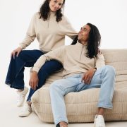 Nachhaltiger Quarter-Zip Sweater: Bio- & Recycling-Baumwolle (340g)