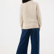 Nachhaltiger Quarter-Zip Sweater: Bio- & Recycling-Baumwolle (340g)