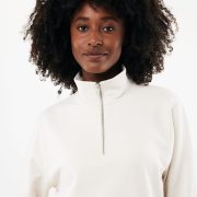 Nachhaltiger Quarter-Zip Sweater: Bio- & Recycling-Baumwolle (340g)
