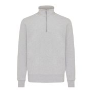 Nachhaltiger Quarter-Zip Sweater: Bio- & Recycling-Baumwolle (340g)