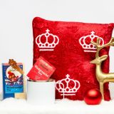 02 Weihnachtssets-Angela mit Thermobecher Teeset Kandisstick und 2in1 Decke