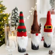 Weinflaschenmütze Cover – Weihnachtliche Geschenkidee