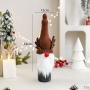 Weinflaschenmütze Cover – Weihnachtliche Geschenkidee