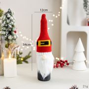 Weinflaschenmütze Cover – Weihnachtliche Geschenkidee