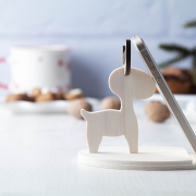 Weihnachtsgeschenkset Holzschnitt „Noel“ – Firmengeschenke mit Stil